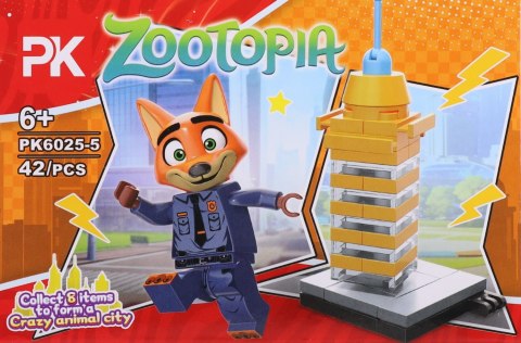 Klocki konstrukcyjne Zwierzaki Zoo mix 660259