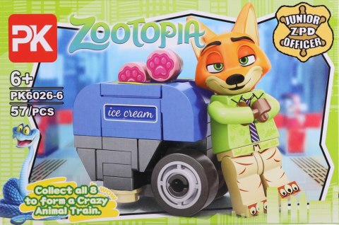 Klocki konstrukcyjne Zwierzaki Zoo mix 660266