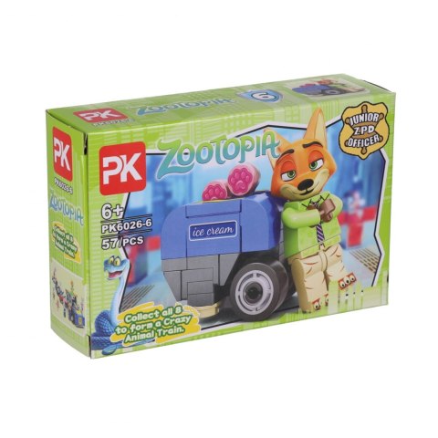 Klocki konstrukcyjne Zwierzaki Zoo mix 660266