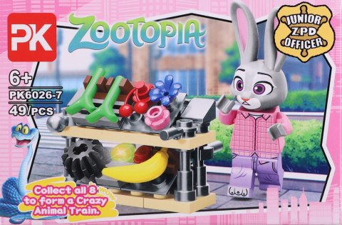 Klocki konstrukcyjne Zwierzaki Zoo mix 660266