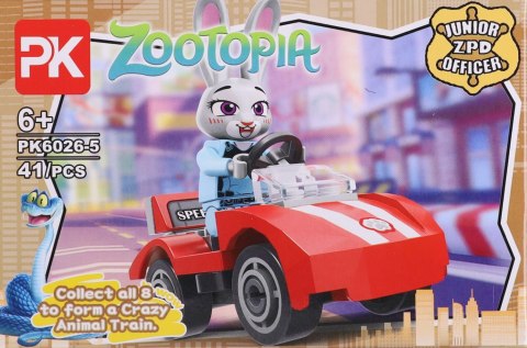 Klocki konstrukcyjne Zwierzaki Zoo mix 660266