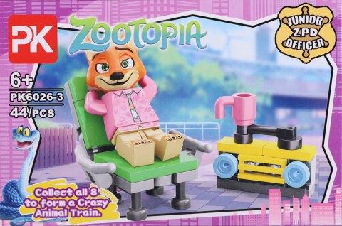 Klocki konstrukcyjne Zwierzaki Zoo mix 660266