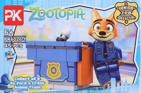 Klocki konstrukcyjne Zwierzaki Zoo mix 660266