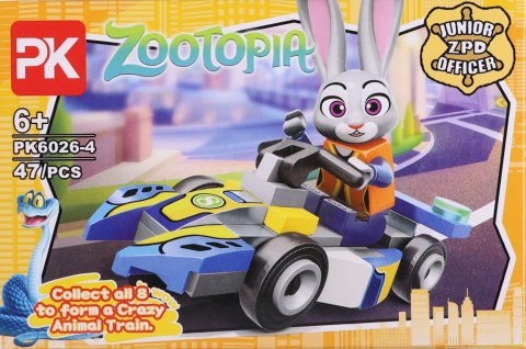 Klocki konstrukcyjne Zwierzaki Zoo mix 660266