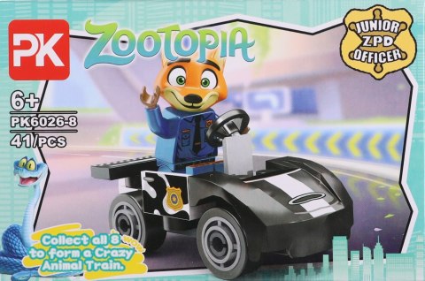 Klocki konstrukcyjne Zwierzaki Zoo mix 660266