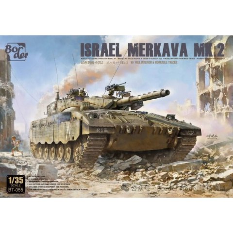 Border Model BT-055 Israel Merkava Mk.2 w/ Full Interior & Workable Tracks