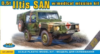 ACE 35103 0,5 t Light Truck 4x4 Iltis SAN	1:35