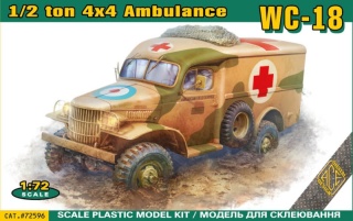 ACE 72596 1/2 Ton 4x4 Ambulance WC-18	1:72