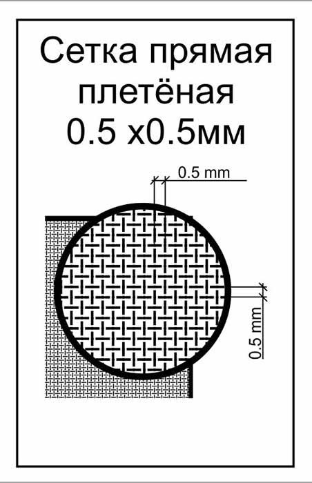 ACE s008 Wattled mesh - cell 0,5x0,5mm