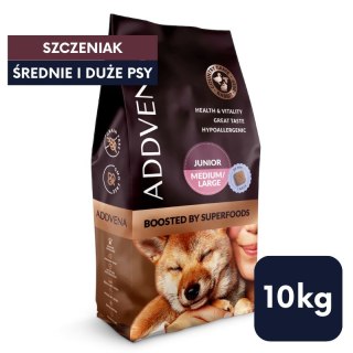 ADDVENA BOOSTED BY SUPERFOODS dla szczeniąt średnich i dużych ras 10kg