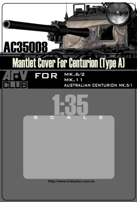 AFV Club AC35008 Mantlet Cover for Centurion A	1:35