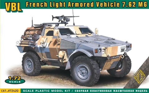 Ace 72420 VBL (Light Armored Vehicle) 7.62 MG 1:72