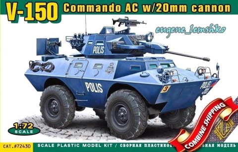 Ace 72430 Commando Car ( 20mm or 90 mm gun)	1:72