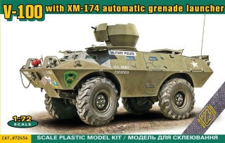Ace 72454 V-100 with XM-174 Automatic Grenade Launcher 	1:72