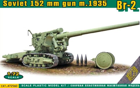 Ace 72560 Soviet 152mm gun m. 1935 Br-2	1:72