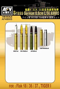 Afv Club 48005 8,8 Cm/L56 Ammo Set	1:48