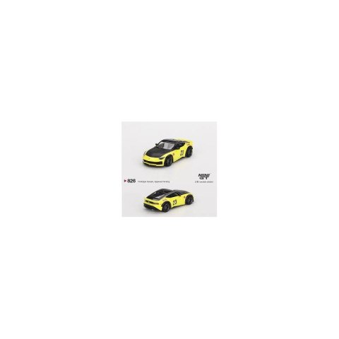 MINI GT 00826 NISSAN Z LB NATION WORKS 2024 Ikazuchi Yellow 1:64