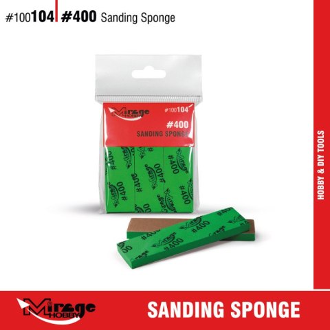 Mirage 100104 Sanding Sponge #400 (6 pcs)