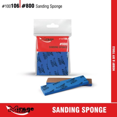 Mirage 100106 Sanding Sponge #800 (6 pcs)