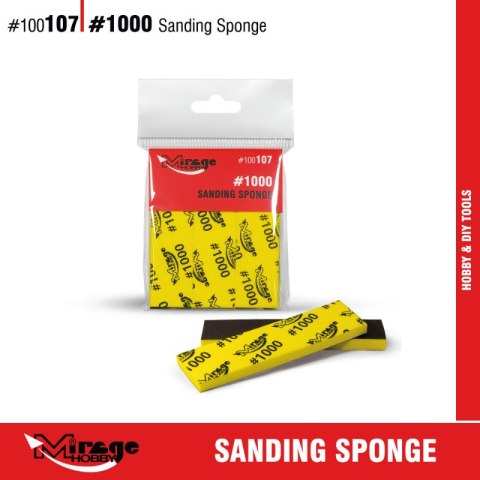 Mirage 100107 Sanding Sponge #1000 (6 pcs)