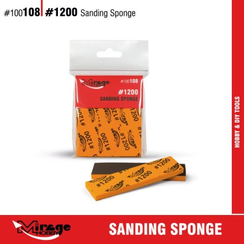 Mirage 100108 Sanding Sponge #1200 (6 pcs)