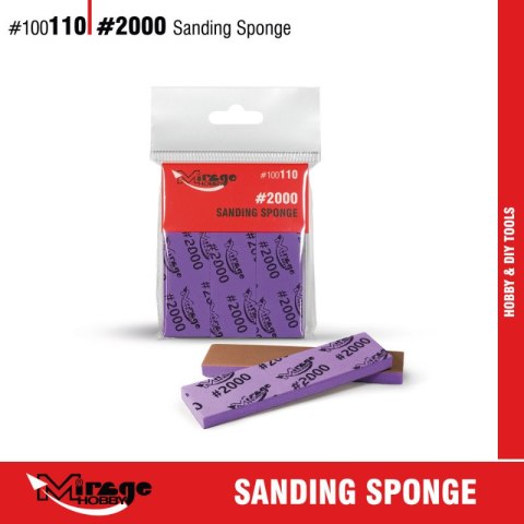 Mirage 100110 Sanding Sponge #2000 (6 pcs)