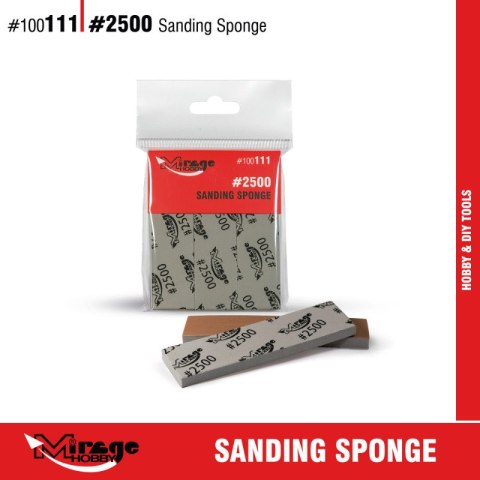Mirage 100111 Sanding Sponge #2500 (6 pcs)