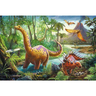 Puzzle 60 elementów Wędrówka Dinozaurów TREFL 17319 TR