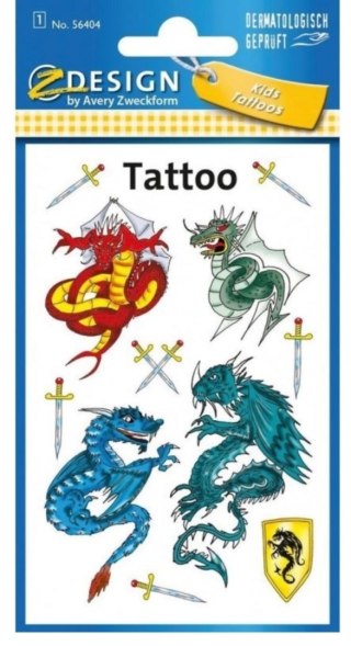 Tatuaż Smoki 120x75 ZWECKFORM 56404