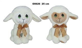 Pluszak 22 cm Owca siedząca z kokardą Wielkanoc SUN-DAY O0626-24