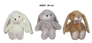Pluszak 25 cm Zając siedzący z muszką Wielkanoc SUN-DAY Z2691-24