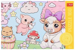 Puzzle 160 elementów Zwierzaki Maluchy TREFL 15443