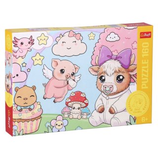Puzzle 160 elementów Zwierzaki Maluchy TREFL 15443