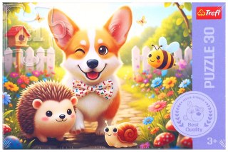 Puzzle 30 elementów Dzień z Corgim TREFL 18347 TR