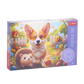 Puzzle 30 elementów Dzień z Corgim TREFL 18347 TR