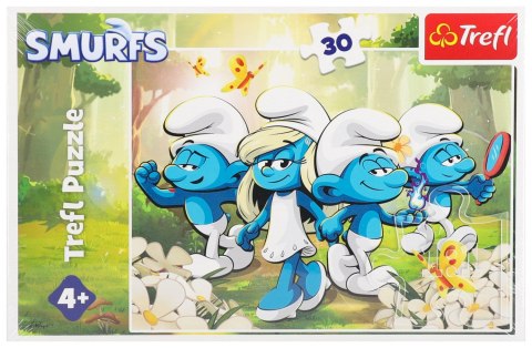 Puzzle 30 elementów Smerfne przygody TREFL 18317