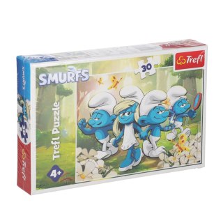 Puzzle 30 elementów Smerfne przygody TREFL 18317