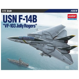 Academy 12578 USN F-14B VF-103 Jolly Rogers - 1/72