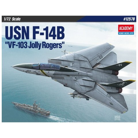 Academy 12578 USN F-14B VF-103 Jolly Rogers - 1/72