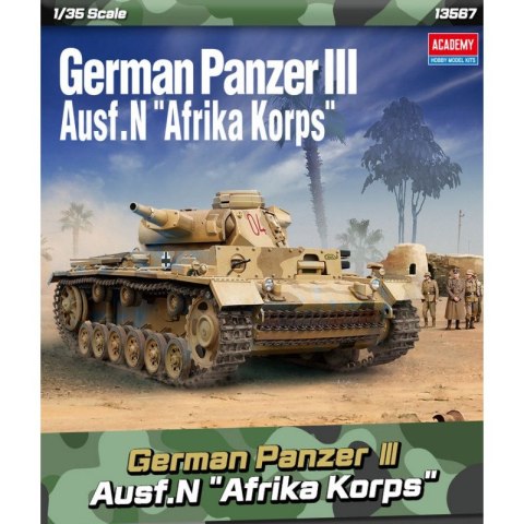 Academy 13567 German Panzer III Ausf. N "Afrika Korps" - 1/35