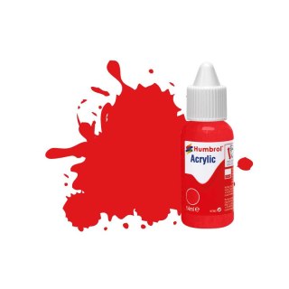 Humbrol Farba akrylowa No.209 Fire Orange Gloss - DB0209
