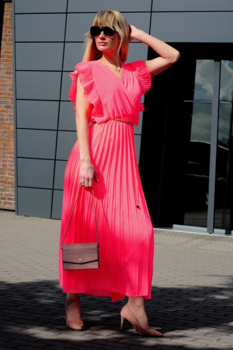 Sukienka Herosa Neon Pink Sukienka Herosa Neon Pink