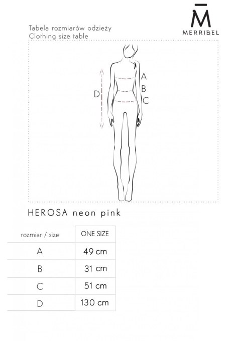 Sukienka Herosa Neon Pink Sukienka Herosa Neon Pink