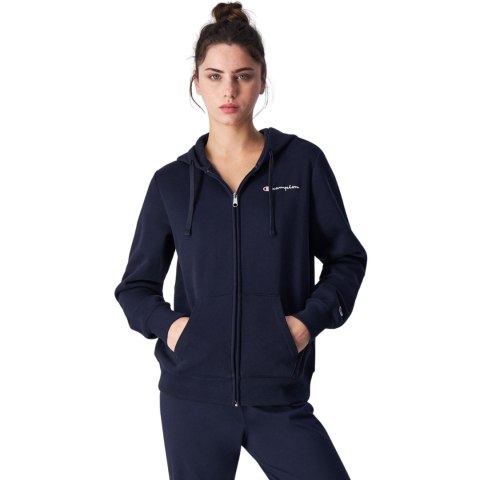 Bluza damska Champion Full Zip Hoodie granatowa 117531 BS501 Bluza damska Champion Full Zip Hoodie granatowa 117531 BS501