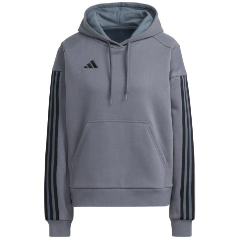 Bluza damska adidas Tiro 23 Competition Cotton Hoodie szara IC4618 Bluza damska adidas Tiro 23 Competition Cotton Hoodie szara IC4618