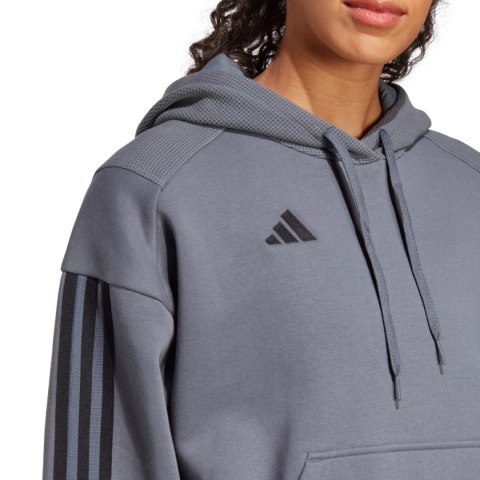 Bluza damska adidas Tiro 23 Competition Cotton Hoodie szara IC4618 Bluza damska adidas Tiro 23 Competition Cotton Hoodie szara IC4618