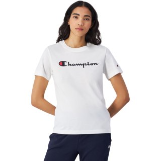 Koszulka damska Champion SS Tee biała 117534 WW001