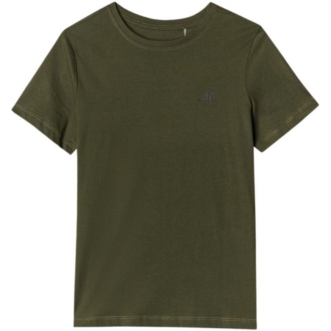 Koszulka dla chłopca 4F M1626 khaki 4FJWMM00TTSHM1626 43S Koszulka dla chłopca 4F M1626 khaki 4FJWMM00TTSHM1626 43S