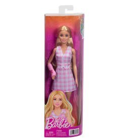 Barbie Fashionistas Lalka z gipsem Strój różowa kratka JJN56 WB6