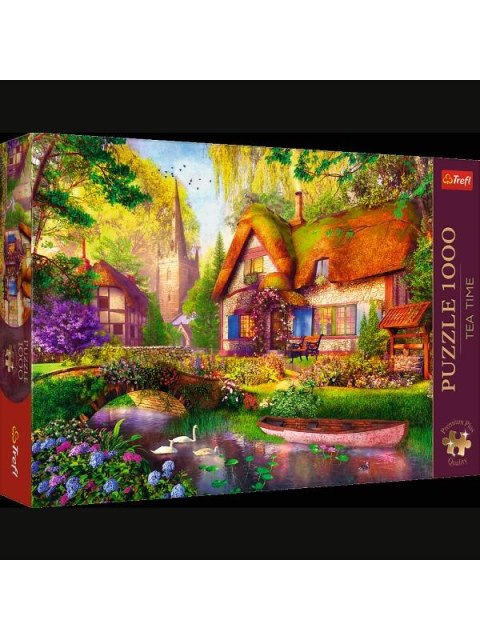 -PUZZLE 1000EL TREFL UROCZA CHATKA W LESIE PUD6